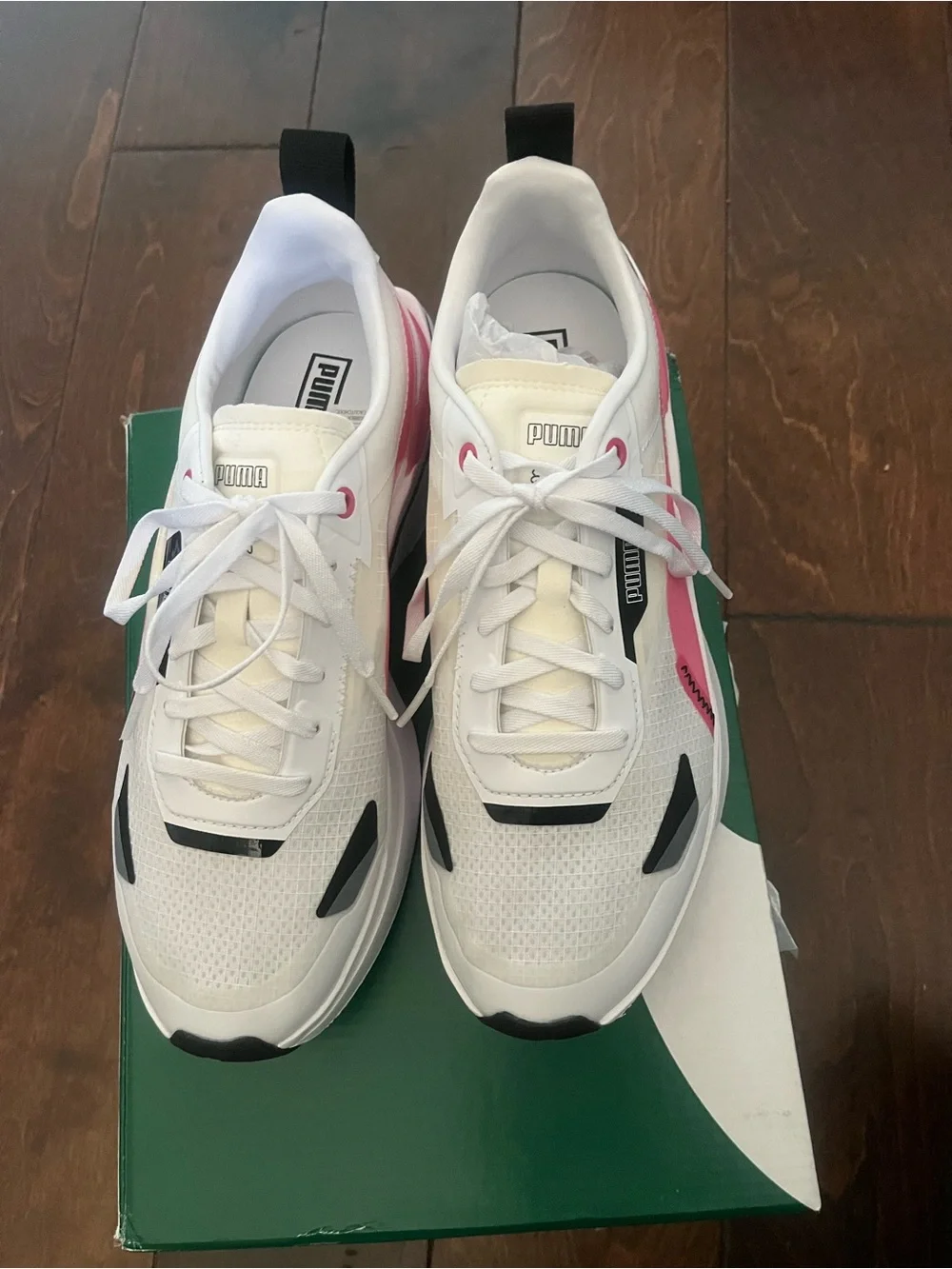 NIB Puma Kosmo Rider white/ sunset pink
Sz 10 - Picture 4 of 10
